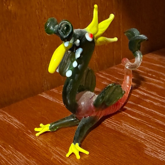 Vintage Blown Glass Dragon - Picture 3 of 6